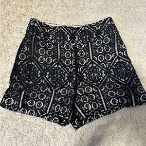 Marciano High Waist Lace Shorts